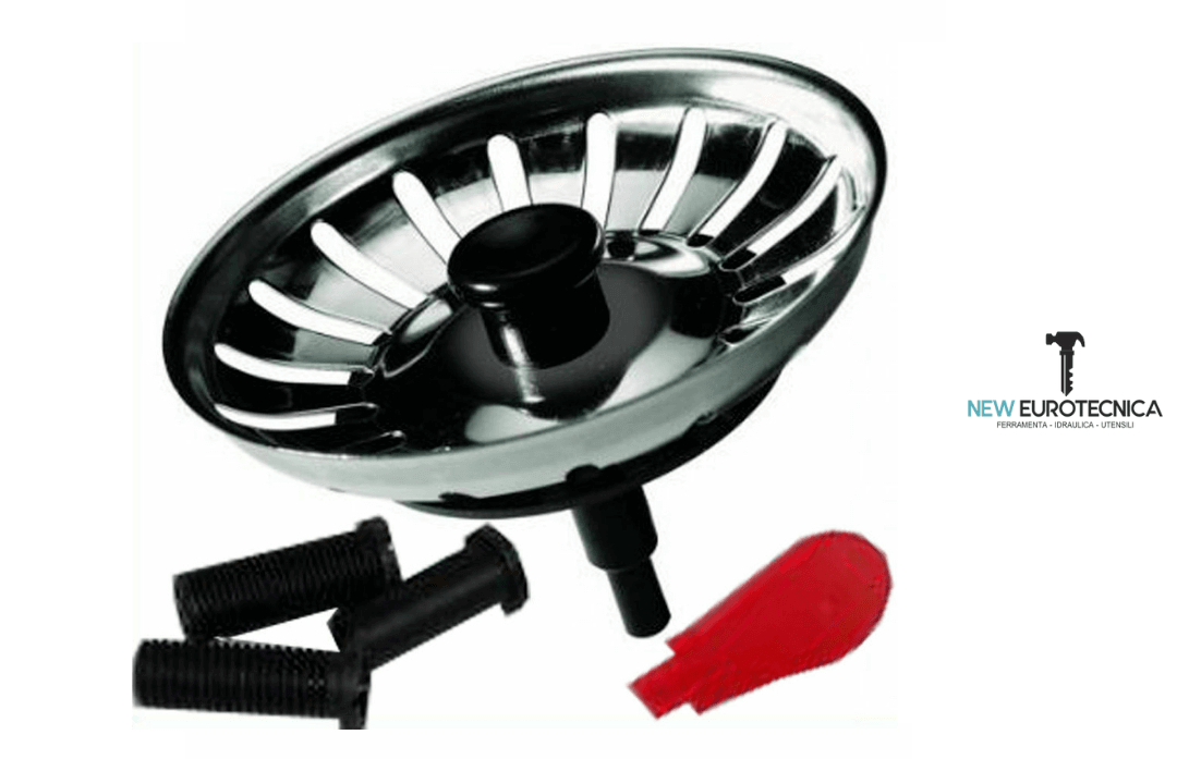 Tappo Filtro Lavandino Quadrato In Acciaio Inox - Per Cucina, Facile Da Installare - Foto 12