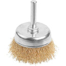 SPAZZOLA ACCIAIO A TAZZA + GAMBO 771103 WOKIN