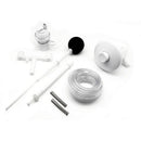 Comando Manuale Pneu A Parete Bianco