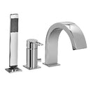 Miscelatore Bordo Vasca Con Deviatore e Bocca Erogazione Linea Ringo