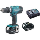 Trapano Avvitatore a Percussione a Batteria Dhp453rfe Makita - Volt 18x2 Ah 3,0