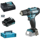 Cordless Drill Screwdriver Df333dsaj Makita - Volt 12x2 Ah 2.0 + Suitcase