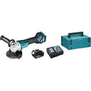 Smerigliatrice Angolare Batteria Dga513zj Makita - Mm 125 Volt 18x1 Ah 3,0 +Valigia