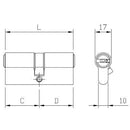 Cilindro Sagomato 8209 Iseo