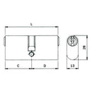 Cilindro Ovale 8300 Iseo