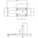 Serratura Ferroglietto 315 + Scrocco Iseo