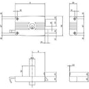 Serratura Legno Applicare 431 Iseo Destra