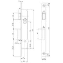 Serratura Montante Infilare 901 11 Fiam Entrata 16 Mm
