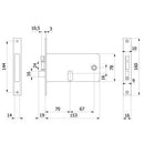 SERRATURA FASCIA INFILARE ELETTRICA 778 OMEC - Ferramenta Eurotecnica