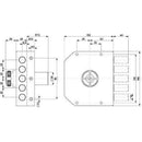 SERRATURA LEGNO APPLICARE 30601 MOTTURA ENTRATA 63 mm (Destra/Sinistra) - Ferramenta Eurotecnica