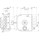 SERRATURA LEGNO APPLICARE 30610  MOTTURA ENTRATA 63 mm (Destra/Sinistra) - Ferramenta Eurotecnica