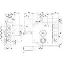 SERRATURA LEGNO APPLICARE 30650 MOTTURA ENTRATA 60 mm (Destra/Sinistra) - Ferramenta Eurotecnica