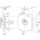 SERRATURA LEGNO APPLICARE 20520 MOTTURA ENTRATA 60 mm (Destra/Sinistra) - Ferramenta Eurotecnica