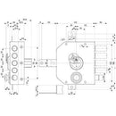 SERRATURA LEGNO APPLICARE 20550 MOTTURA ENTRATA 60 mm (Destra/Sinistra) - Ferramenta Eurotecnica
