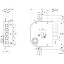SERRATURA LEGNO APPLICARE 38630 MOTTURA ENTRATA 63 mm (Destra/Sinistra) - Ferramenta Eurotecnica