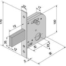 SERRATURA CANCELLO INFILARE 073454 WELKA ENTRATA 45 mm - Ferramenta Eurotecnica