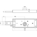 Serratura Serranda Applicare 2215 Securemme (Destra/Sinistra) - Ferramenta Eurotecnica