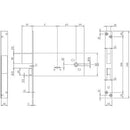 Serratura Fascia Infilare 981 Iseo Entrata 90 Mm