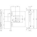 Iseo 663 mortise band lock