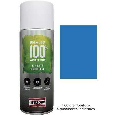 Bomboletta Smalto Spray 100% Acrilico Fluorescente Arexons 400 Ml Blu