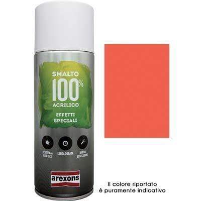 Bomboletta Smalto Spray 100% Acrilico Fluorescente Arexons 400 Ml Rosso