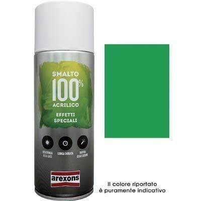Bomboletta Smalto Spray 100% Acrilico Fluorescente Arexons 400 Ml Verde
