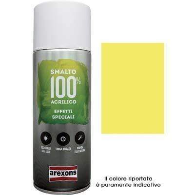 Bomboletta Smalto Spray 100% Acrilico Fluorescente Arexons 400 Ml Giallo