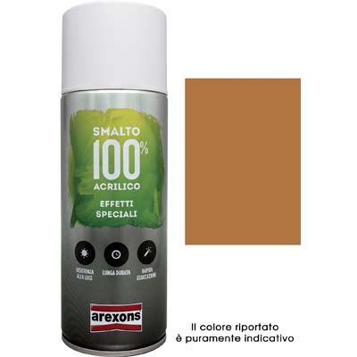 Bomboletta Smalto Spray 100% Acrilico Metallizzante Arexons 400 Ml
