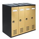 Casette Postali per Condominio Forma Cubica C4rv Alubox Color Bronzo 4 posti