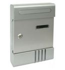 Mailbox for Geneva post cm 20.5x6.5x29 h Silver 