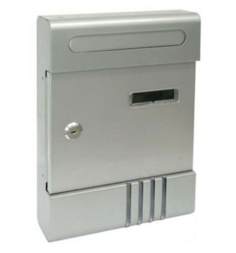 Cassetta postale per posta Ginevra cm 20,5x6,5x29 h Silver