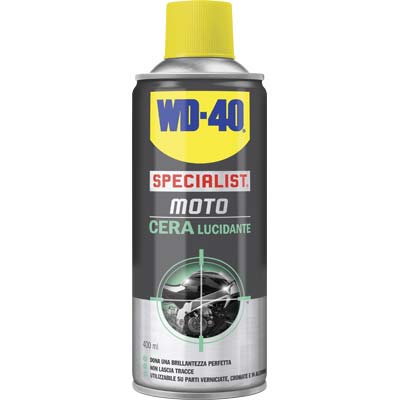 WD-40 Cera Lucidante Moto Spray Formato 400 ml - Specialist MOTO
