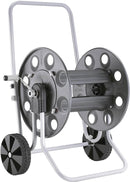 Claber Carrello con Ruote Avvolgitubo per Irrigazione Giardino Metal Gemini - Portata 60 - 100 - 130 mt