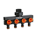 Claber Presa a 4 Vie per Rubinetto Irrigazione Giardino