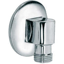 Curva Da Incasso In Ottone Con Rosone 1/2"F X 1/2"M Cromo - Bossini