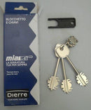 Dierre Atra Mia Blocchetto E 3 Chiavi - Codice Articolo: Blo 3210