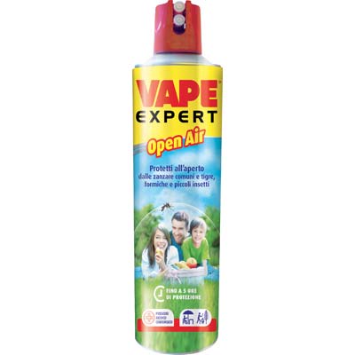 Insetticida Openair Vape Expert - Spray 600 ml - Set 6 pezzi