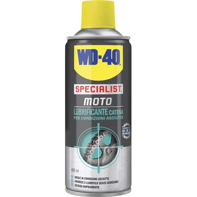 Lubrificante Moto Spray Wd-40 Specialist - Catena Condizioni Asciutte 400 ml	