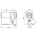 Mezzo Cilindro Sagomato Evo K64 Hand Securemme