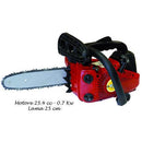 Motosega 25 cc Lama 25 cm - Motore a Scoppio Professionale Catena Oregon - Globex