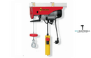 Paranco Elettrico Europea 450 W Tiratutto 125/250 Kg Verricello Elettrocarrucola