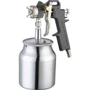 Pistola Aerografo Aria Compressa + Serbatoio Alluminio Inferiore da 1 Litro Effe
