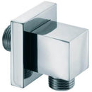 Presa D'Acqua Quadra In Ottone Con Rosone 1/2"Mx1/2"M - Bossini