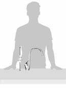 Rubinetto Miscelatore Monocomando Per Lavello Cucina Nobili Serie Italia Cromato