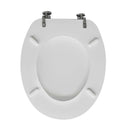 Sedile Wc In Legno Colato Modello Alex Bianco - Tavoletta WC Dianhydro