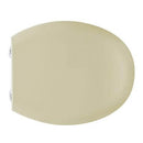 Sedile Wc In Legno Universale Canyon Carrara e Matta - Bianco e Champagne - Tavoletta WC