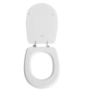 Sedile Wc Per Cesame Vaso Aretusa Bianco Cerniera Regolabile Forma 6 - Tavoletta WC Dianhydro