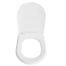 Sedile Wc Per Polidur Vaso Quadrarco Sospeso Forma 7 - Tavoletta WC Carrara e Matta