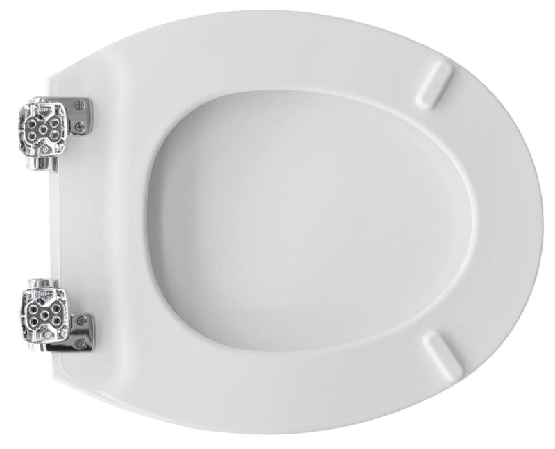 Sedile Wc Universale Con Caduta Rallentata Forma 1 - Tavoletta WC Carrara e Matta
