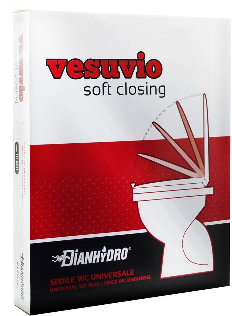 Sedile Wc Universale Soft-Closing Vesuvio Dianhydro - Tavoletta WC